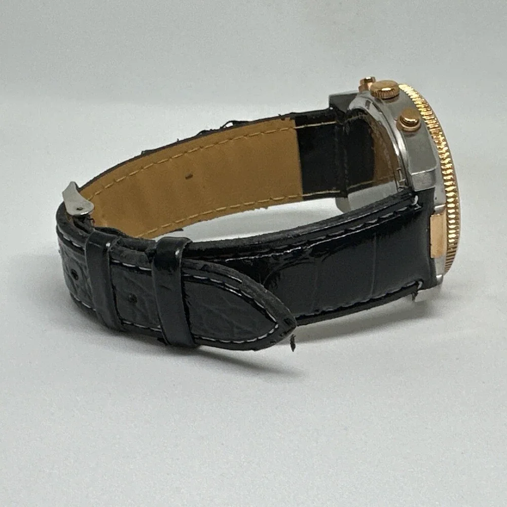 Fossil Perfect Boyfriend ES4135 Women's Black Leather Analog Dial Watch HME680